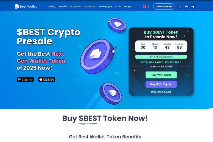 Best Wallet Καινούργια κρυπτονομίσματα