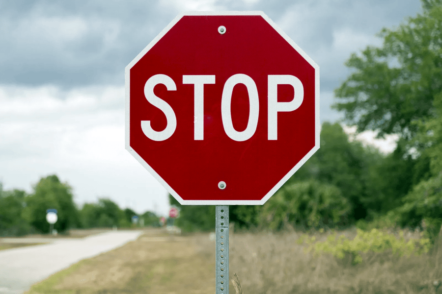 stop sign